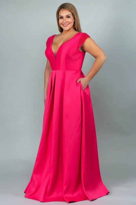 Plus Size Dress, Prom, Bridesmaid, Gowns