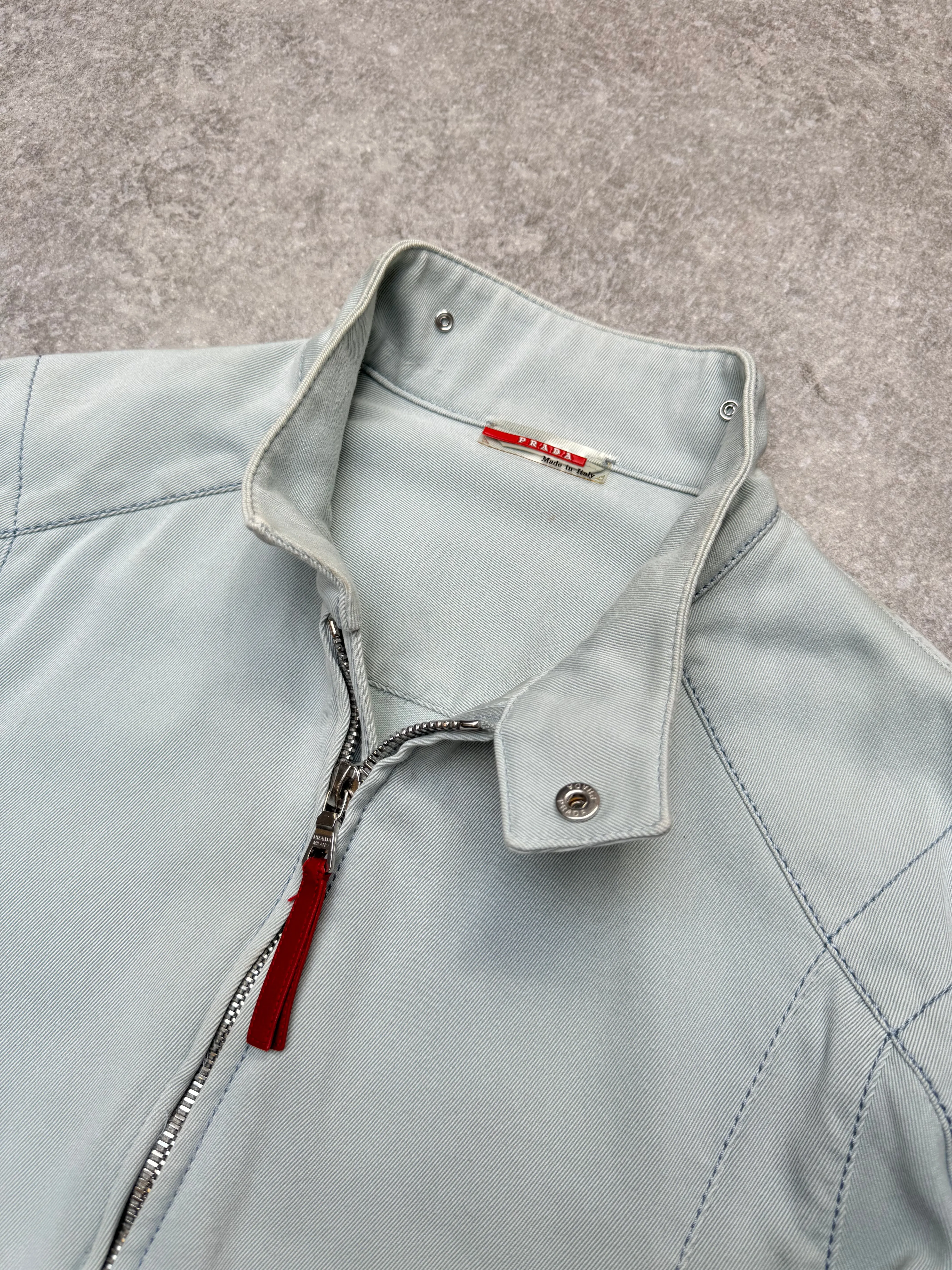 Prada Nylon Lined Full-Zip Technical Jacket