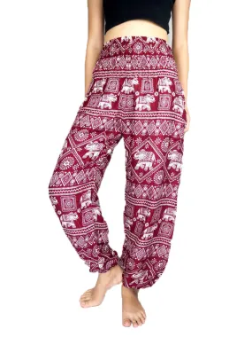 Red Classic Women's Elephant Pants