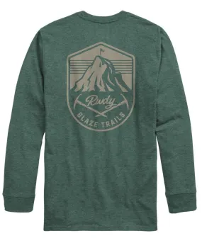 Rowdy Gentleman - Blaze Trails Long Sleeve Pocket Tee