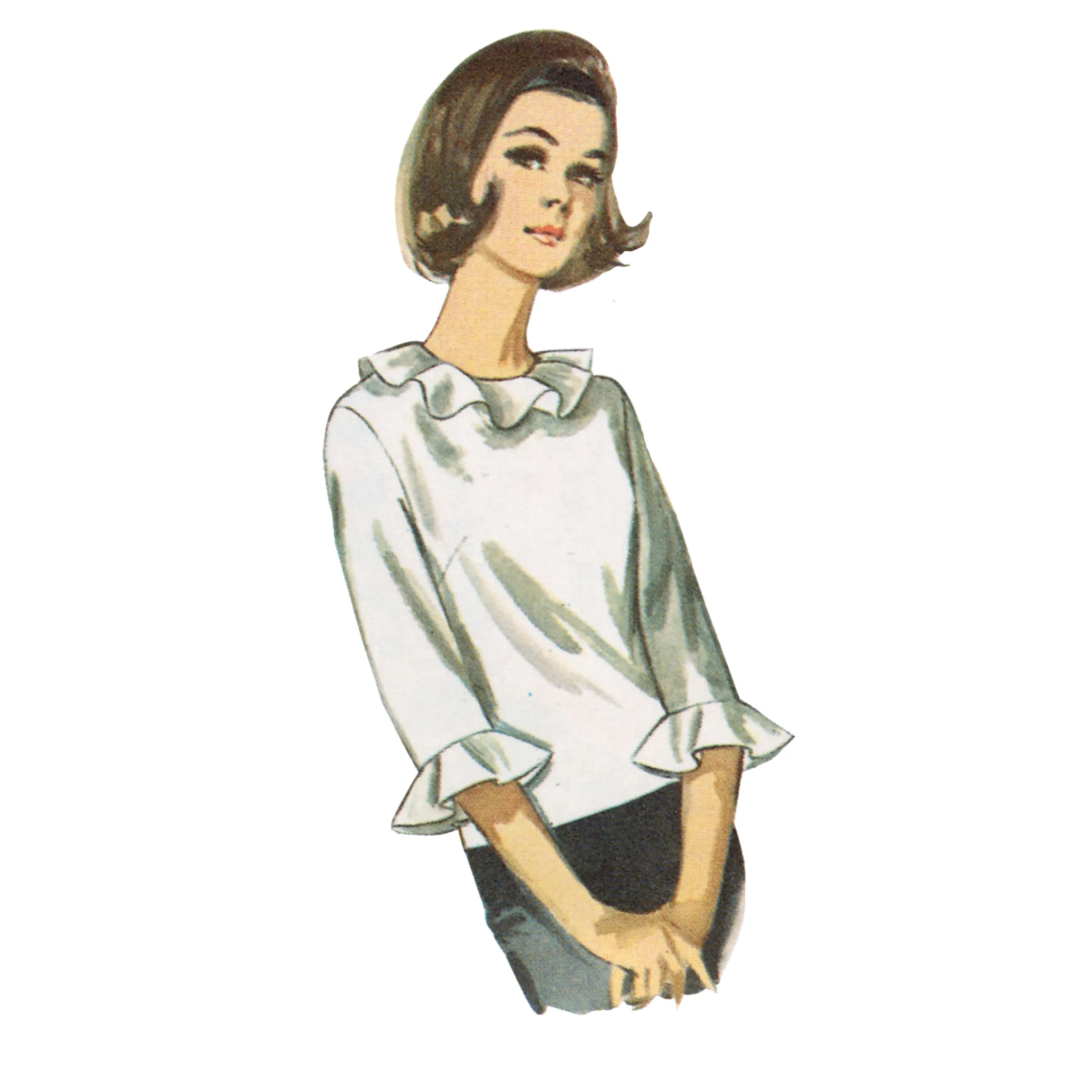 Simplicity Pattern 9386 Miss Set Of Blouse