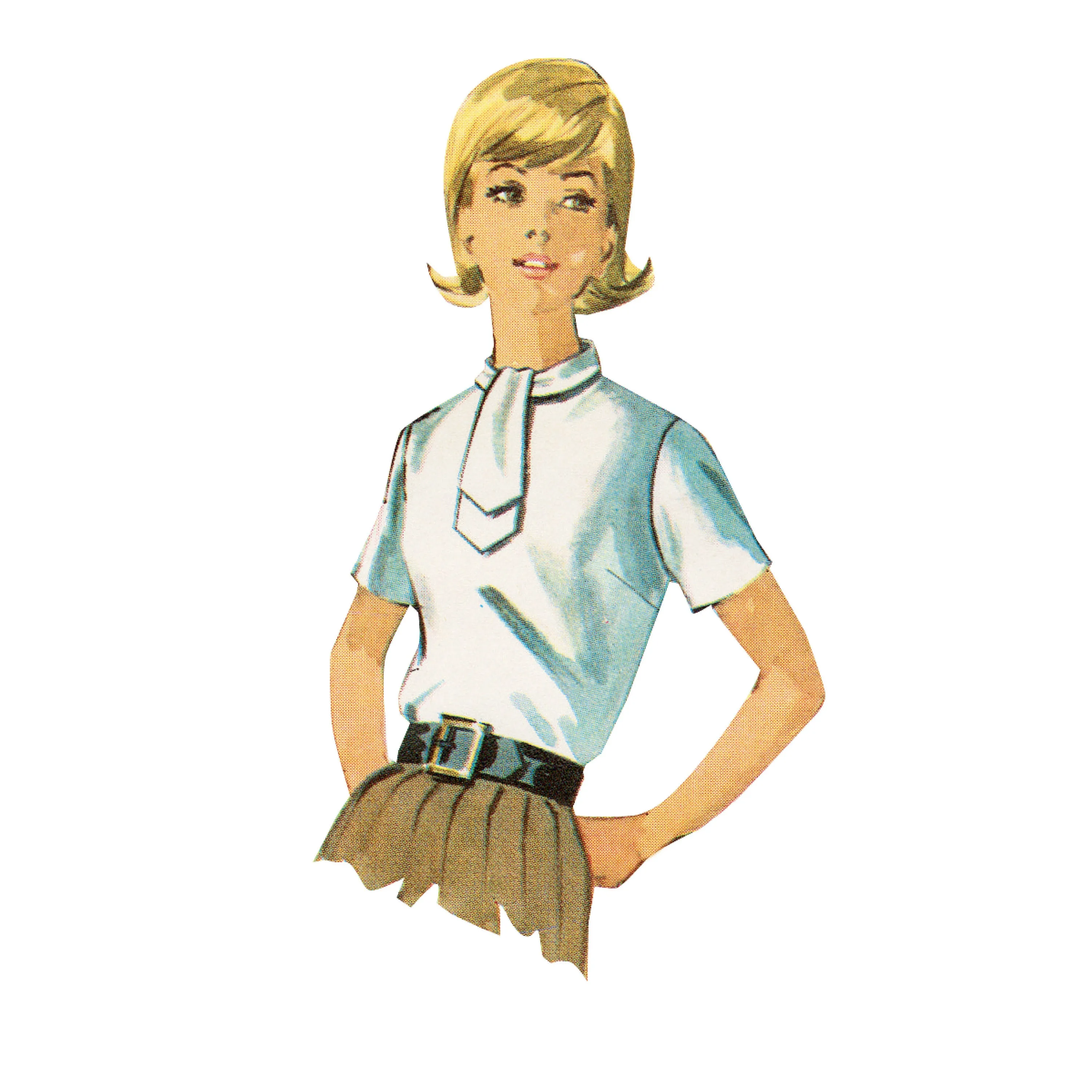 Simplicity Pattern 9386 Miss Set Of Blouse