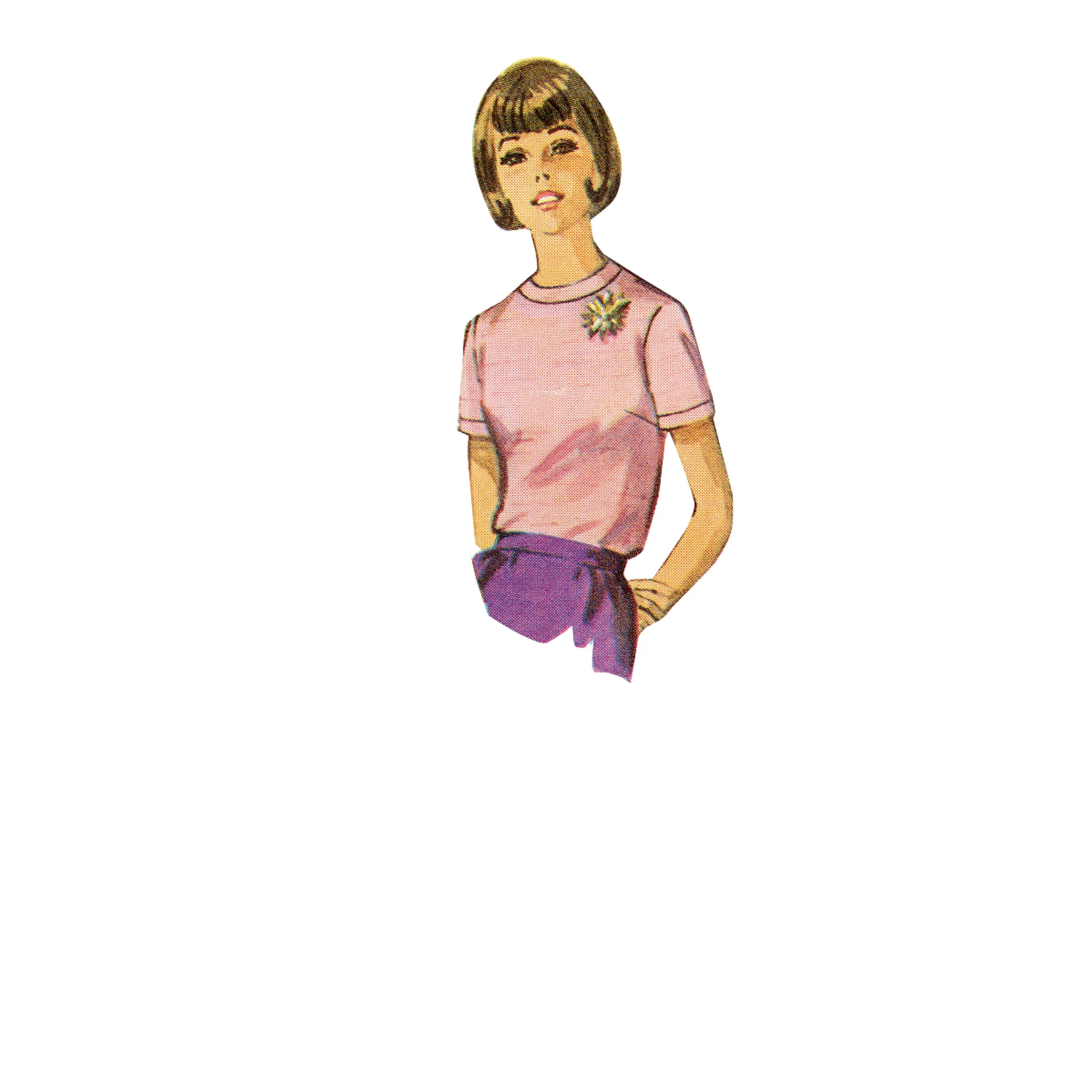 Simplicity Pattern 9386 Miss Set Of Blouse