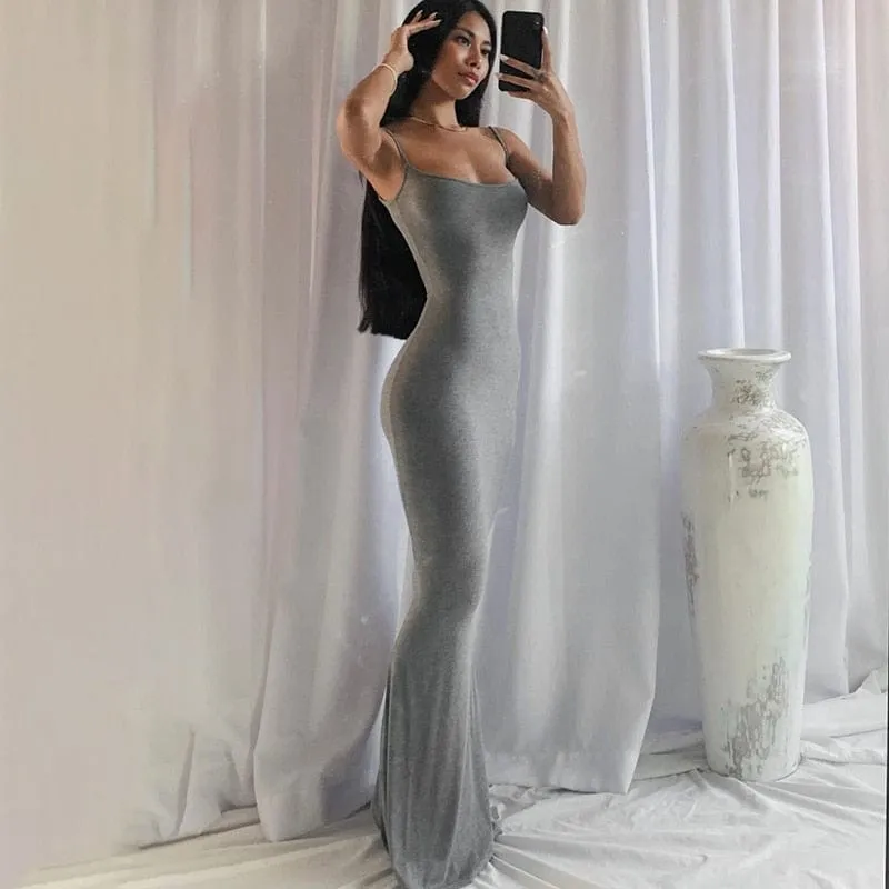 Sleeveless Bodycon Slim Dress