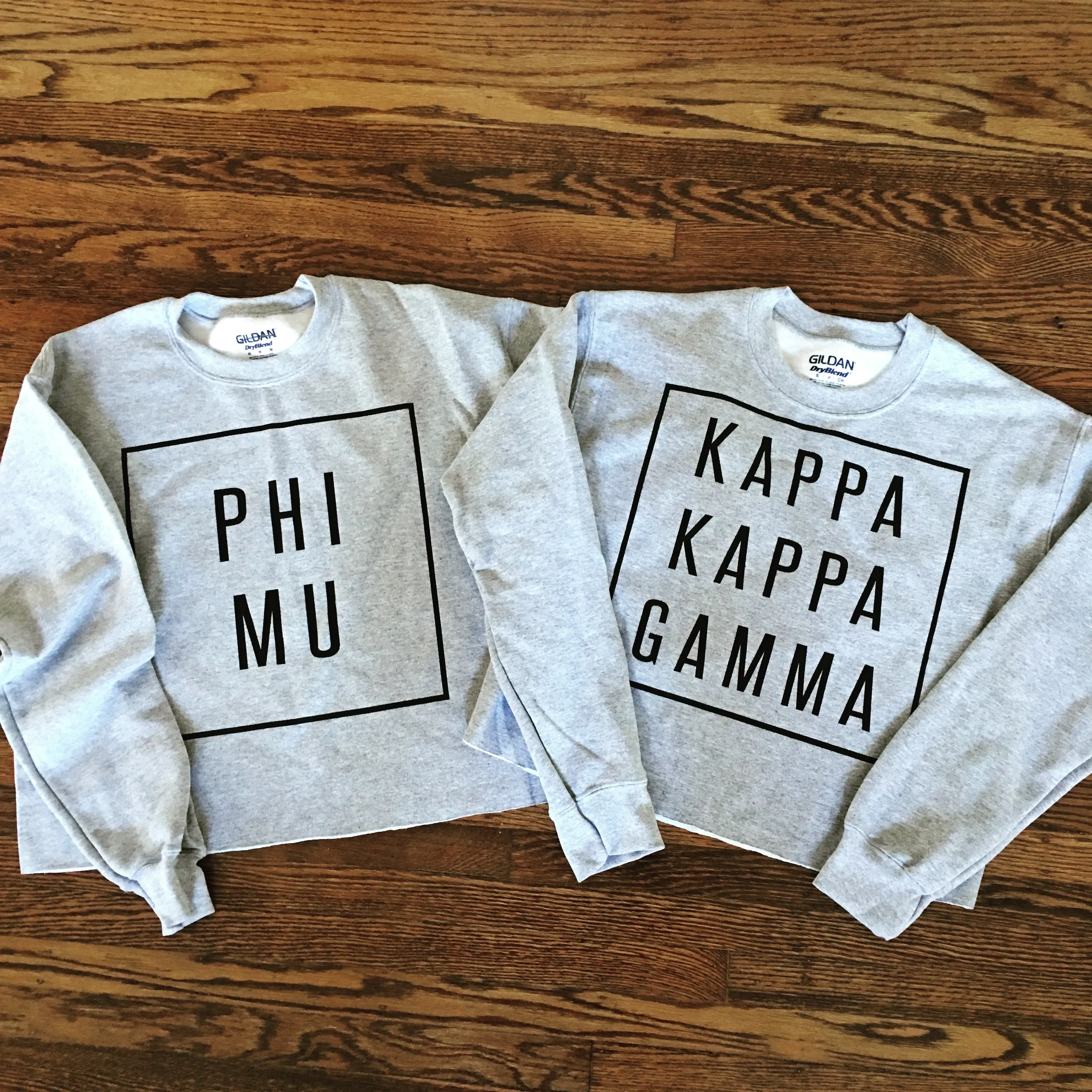 Sorority Boxed In Cropped Sweatshirt