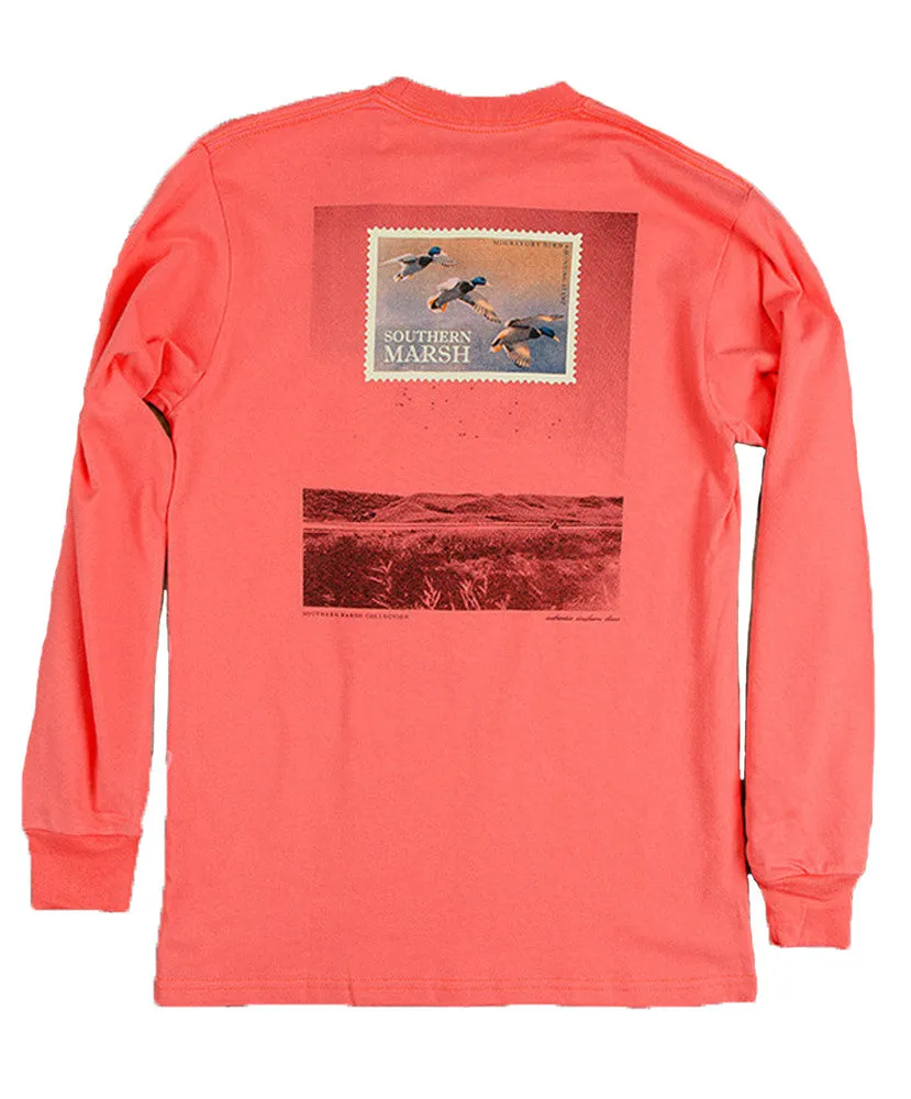 Southern Marsh - Duck Stamp Long Sleeve Tee