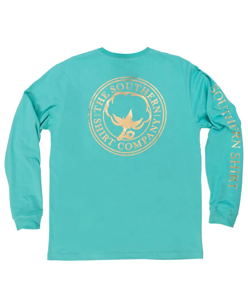 Southern Shirt Co - Foil Print Logo Long Sleeve Tee