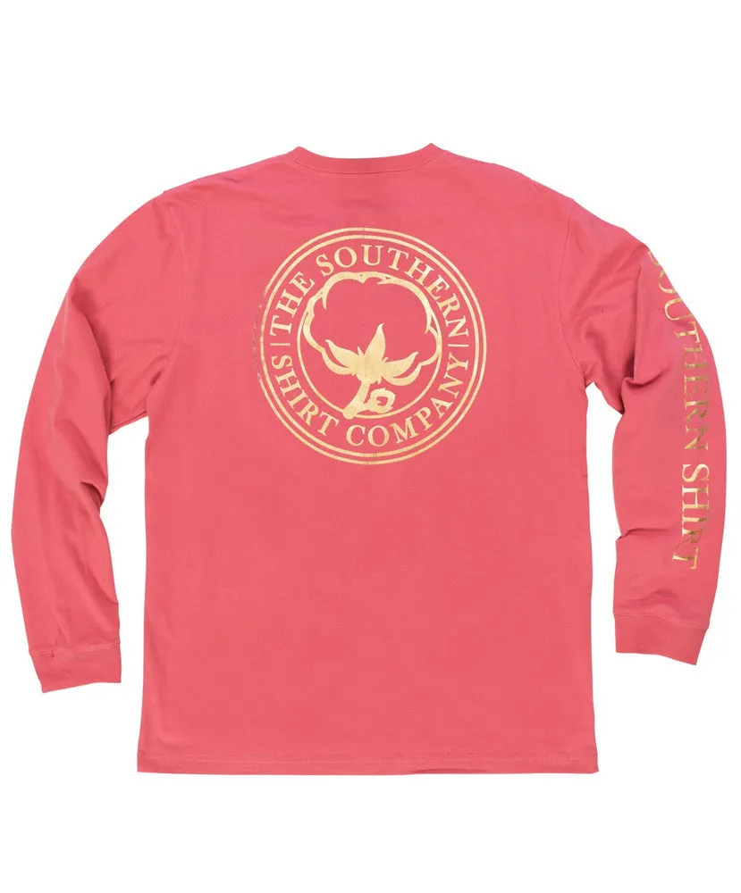 Southern Shirt Co - Foil Print Logo Long Sleeve Tee