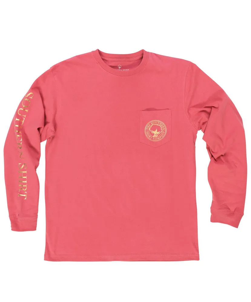 Southern Shirt Co - Foil Print Logo Long Sleeve Tee