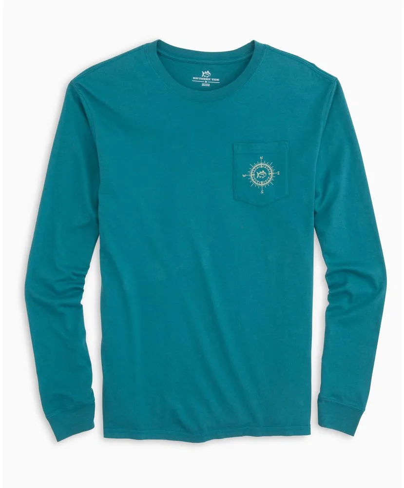 Southern Tide - Southern Compass Long Sleeve Tee