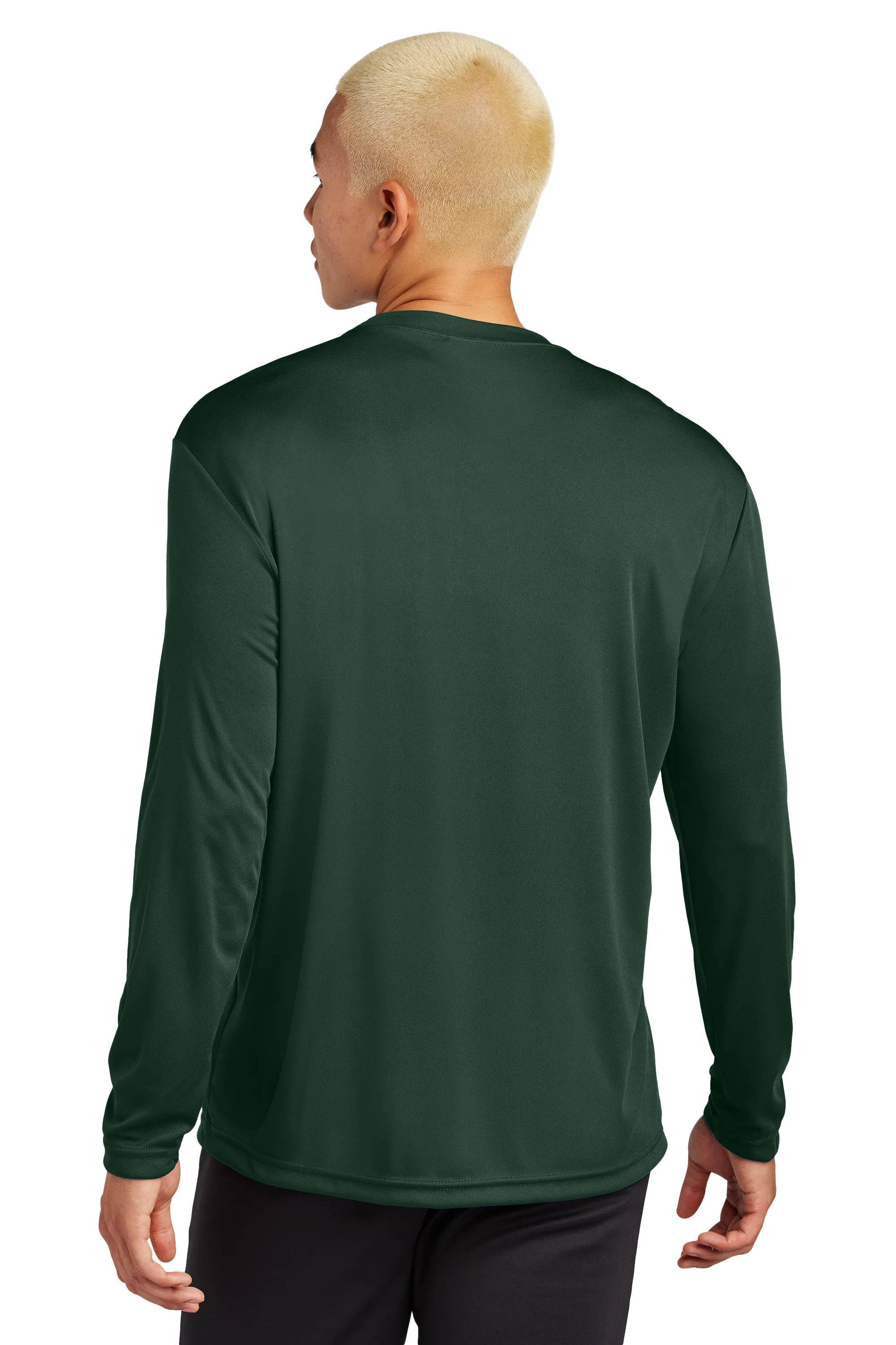 Sport-Tek® Long Sleeve PosiCharge® Competitor™ Tee - Forest Green