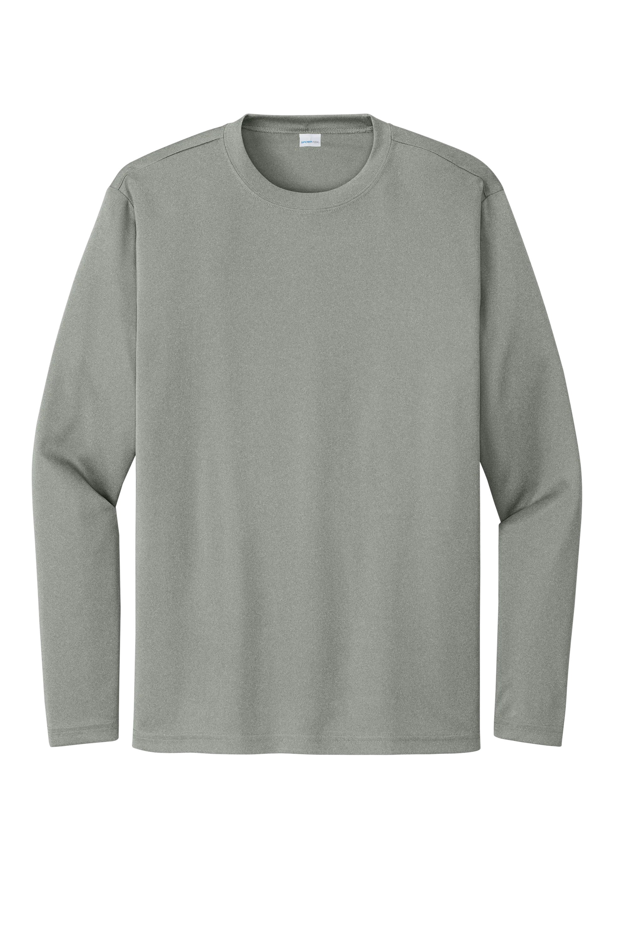 Sport-Tek® Long Sleeve PosiCharge® Competitor™ Tee - Grey Concrete