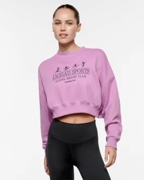 SUMMIT CROPPED SWEATER MUSK