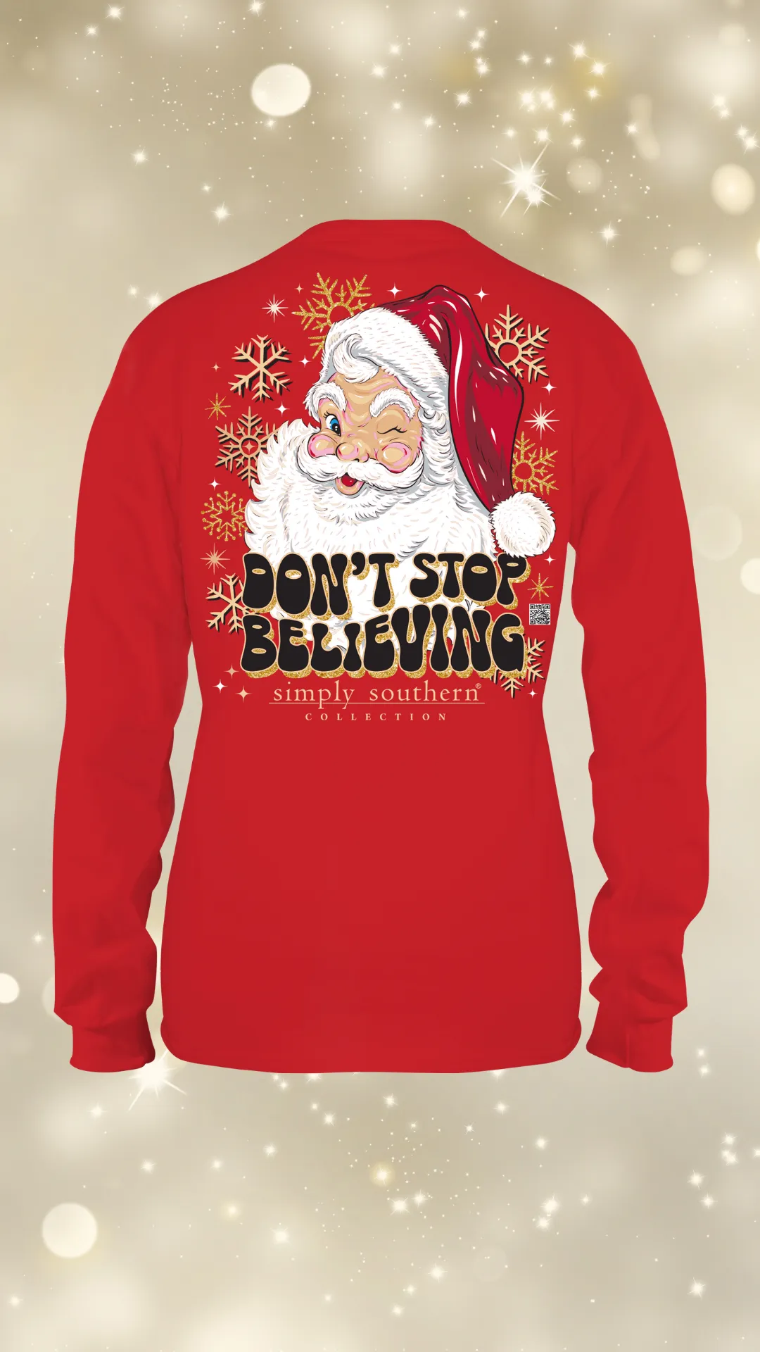 Youth 'Believe' Santa Long Sleeve Tee by Simply Southern