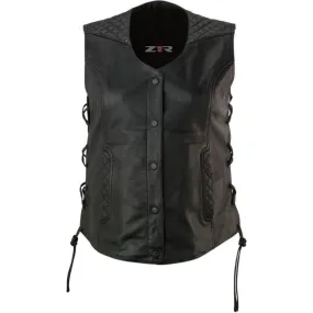 Z1R Women's Gaucha Vest - Black